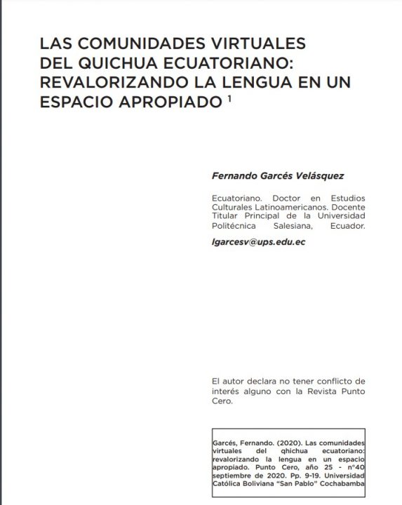 quichua ecuador